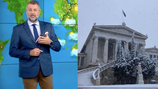 «Ασπρίζει» την Αθήνα ο Γιάννης Καλλιάνος: «Θα είναι ένας χιονιάς απρόβλεπτος…»
