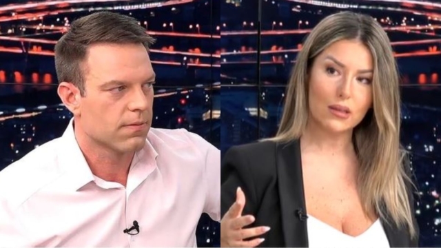 «Χαριτωμενιές και καρφιά, αλλά σούζα στην Αχτσιόγλου» – «Έσυραν τα εξ αμάξης» στη Γιάμαλη για τη συνέντευξη με Κασσελάκη (video)