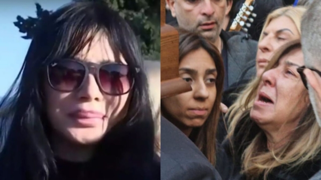Κηδεία Βασίλη Καρρά: Κατέρρευσε η Πάολα – «Κουράγιο στην Χριστίνα και στην Ειρήνη»