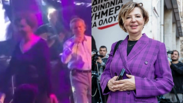 «Γκρέμισε» την πίστα η Όλγα Γεροβασίλη: Το μάγκικο ζεϊμπέκικο στην πρεμιέρα του Γιώργου Μαργαρίτη (Video)