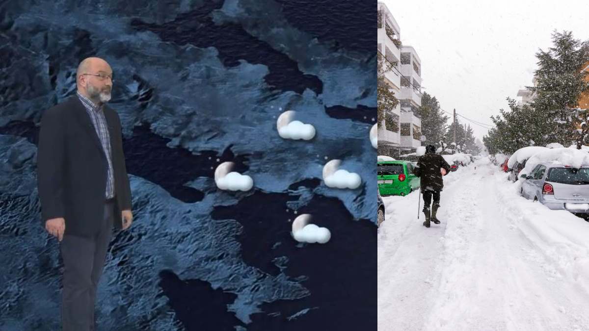 Ανατροπή με τον χιονιά από τον Σάκη Αρναούτογλου: «Από το βράδυ θα χιονίσει και σε…»