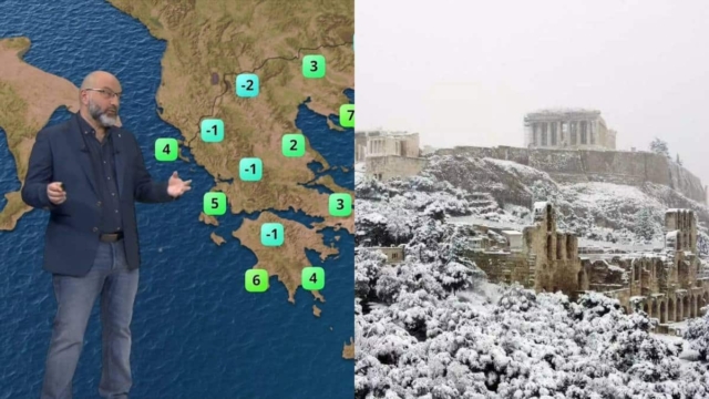 «Μπούζι» από τον Σάκη Αρναούτογλου: «Η μέρα που θα δει πτώση 10 βαθμών η Αττική – Μπόλικο το χιόνι…»