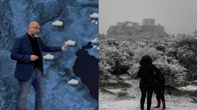 «Κλείδωσε» το παγωμένο σκηνικό ο Σάκης Αρναούτογλου: «Ξύπνημα με τσουχτερό κρύο και χιόνι…»