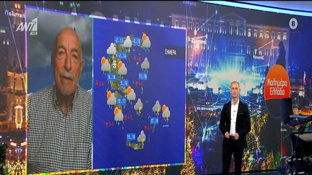 «Κακοκαιρία εξπρες! Χιόνια και πτώση θερμοκρασίας» – “Χιονοθύελλα” Τάσου Αρνιακού για τον καιρό (Video)