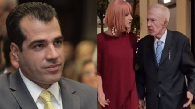 Το «φυσάει και δεν κρυώνει» ο Θάνος Πλεύρης: Η πρώτη του αντίδραση μετά το γάμο του πατέρα του με τη Τζιόρτζια Σιακαβάρα