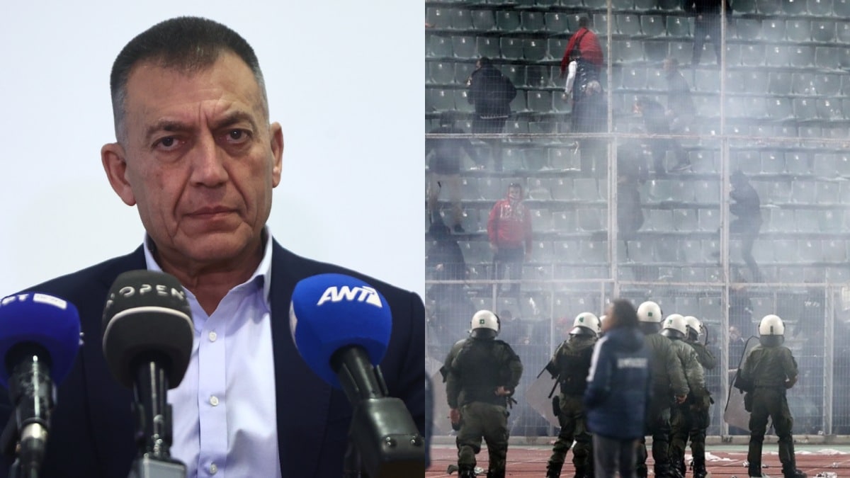 Οπαδική βία: Ανακοίνωσε τα 7 μέτρα ο Γιάννης Βρούτσης – Τι ισχύει με κάμερες και εισιτήρια (video)
