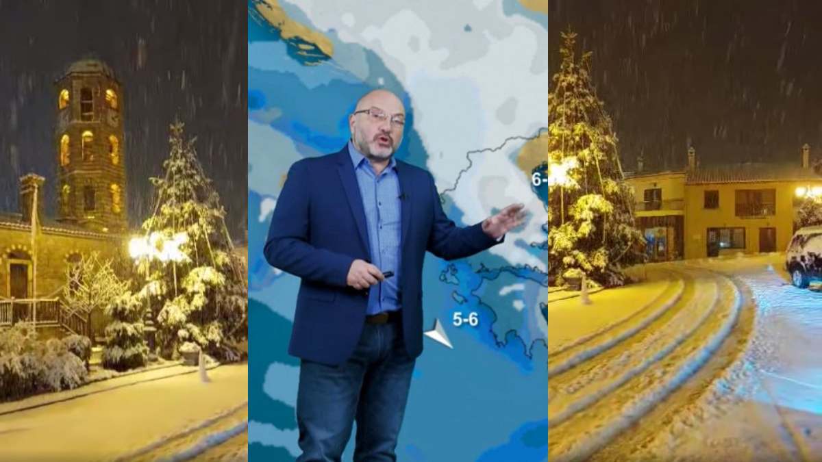 Ισχυρή χιονόπτωση: Έκτακτο μήνυμα από τον Σάκη Αρναούτογλου