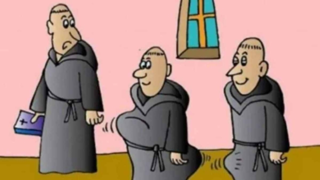 Η ξανθιά και οι τρεις καλόγεροι: Το ανέκδοτο της ημέρας (17/1)
