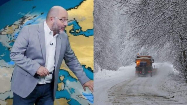 Καιρός – Σάκης Αρναούτογλου: «Έρχονται χιόνια από την Κυριακή – Μεγάλη προσοχή στους ανέμους»