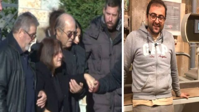 Χαλκίδα: «Το παιδί μου, φάγατε το παιδί μου…Μαύρα σκυλιά τον φάγανε… Παλικάρι μου παιδί μου» – Σφίγγουν το στομάχι τα ουρλιαχτά της μάνας στη κηδεία του 43χρονου (Video)