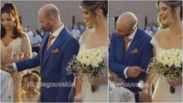 Viral γάμος στην Κρήτη: Ιερέας πήγε να παντρέψει τον γαμπρό με την… κουμπάρα – «Μας είπε ότι…» (video)