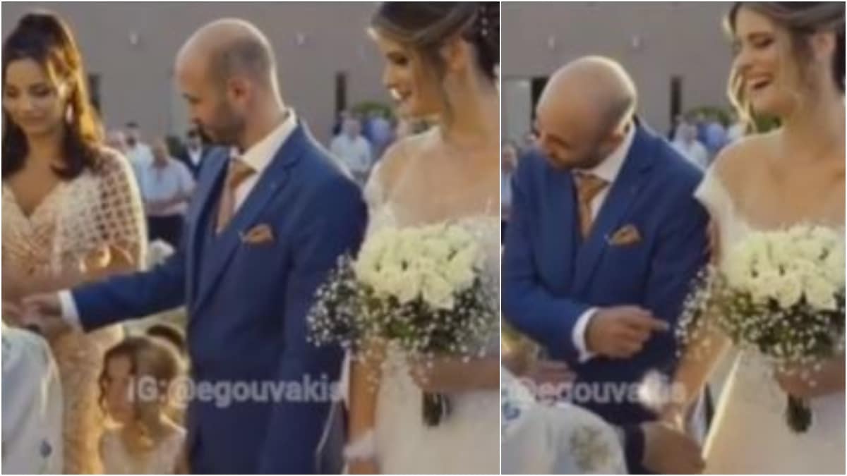 Viral γάμος στην Κρήτη: Ιερέας πήγε να παντρέψει τον γαμπρό με την… κουμπάρα – «Μας είπε ότι…» (video)