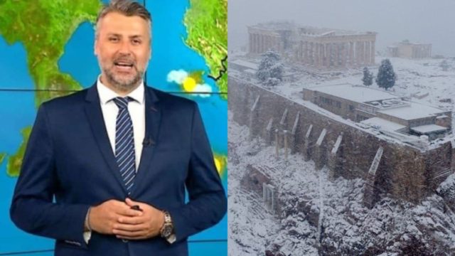 Προειδοποίηση από Γιάννη Καλλιάνο: Αυτές οι περιοχές της Αττικής θα «ντυθούν» στα λευκά από Δευτέρα