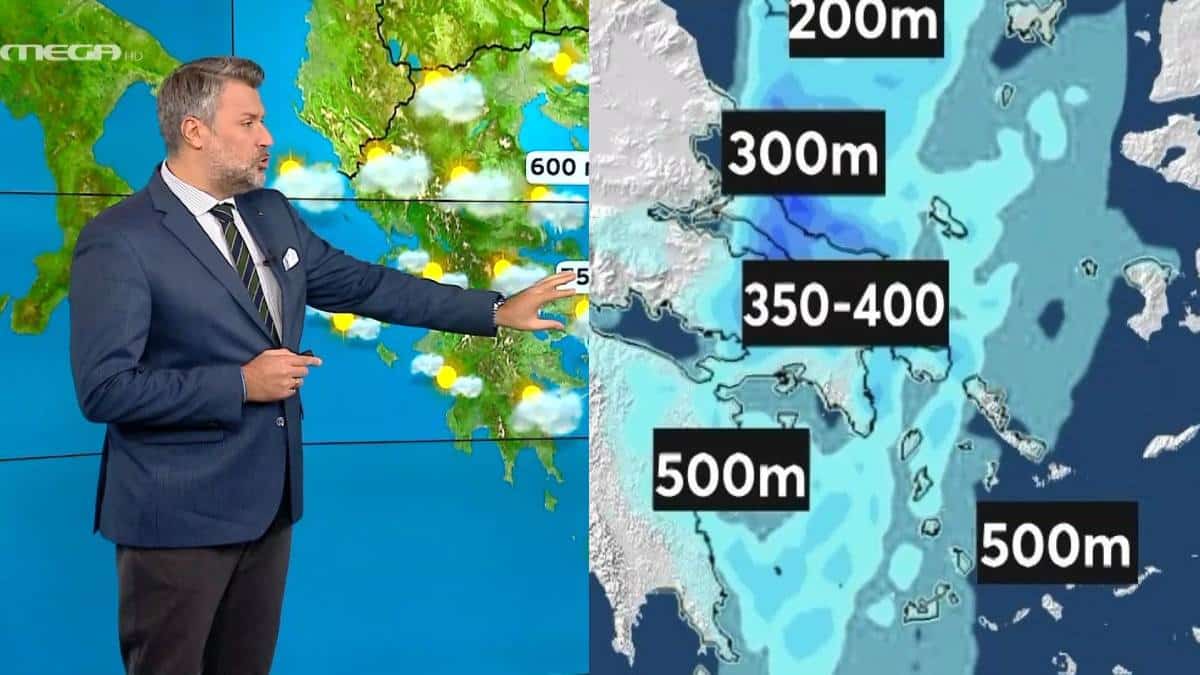 Νέα καιρική «κατρακύλα» από τον Γιάννη Καλλιάνο: «Πιο έντονο το ψύχος, πιο χαμηλά το χιόνι…»
