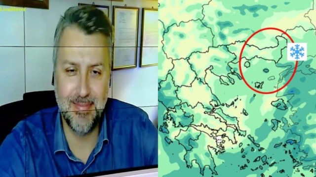 «Ξεροβόρι φέρνει χιόνια και διπλό μέτωπο ψύχους» – Τριήμερα βαρυχειμωνιάς από τον Γιάννη Καλλιάνο