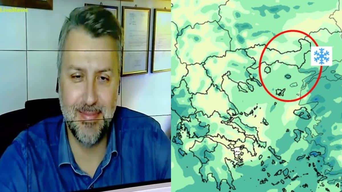 «Ξεροβόρι φέρνει χιόνια και διπλό μέτωπο ψύχους» – Τριήμερα βαρυχειμωνιάς από τον Γιάννη Καλλιάνο
