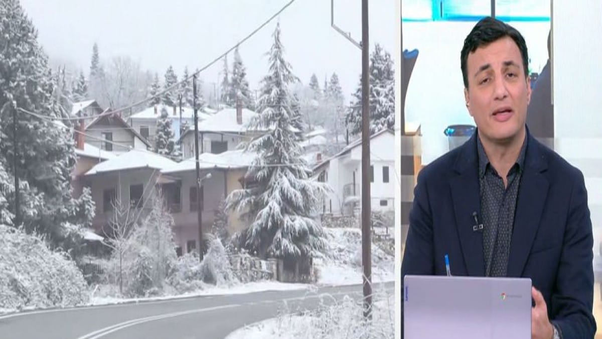 Γιώργος Τσατραφύλλιας: «Χιόνια σε 13 περιοχές από το απόγευμα του Σαββάτου» (photo)