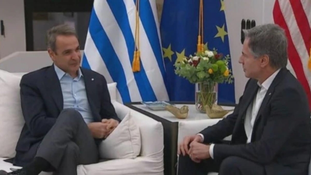 Συνάντηση Μητσοτάκη – Μπλίνκεν: «Οι σχέσεις των δύο χωρών βρίσκονται στο καλύτερο σημείο που έχουν υπάρξει ποτέ»