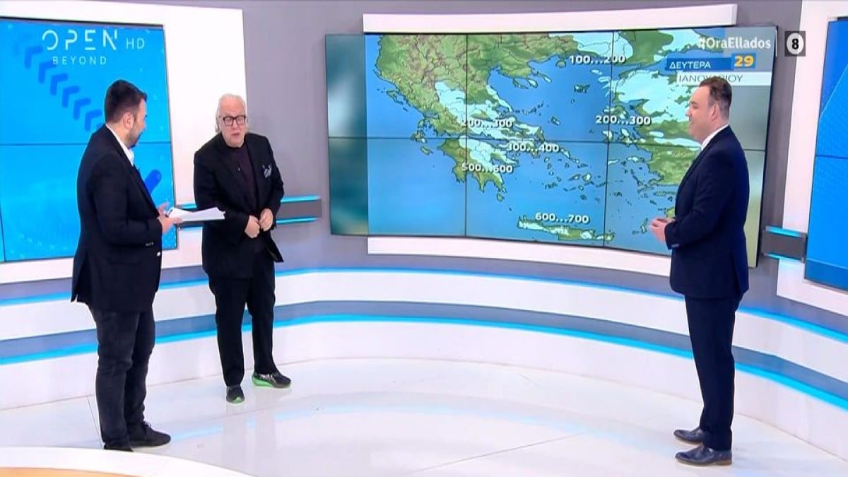 Κλέαρχος Μαρουσάκης: «Τα χιόνια θα φθάσουν στις θάλασσες…» – Οι περιοχές που θα το στρώσει στην Αττική (Video)