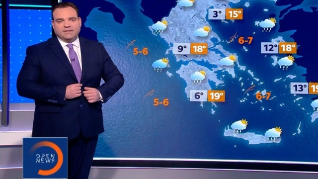 «Ψυχρό πυρ» από τον Κλέαρχο Μαρουσάκη: «Μάχη ατμοσφαιρικού βουνού με αέριες μάζες – Πολικές θερμοκρασίες από…»