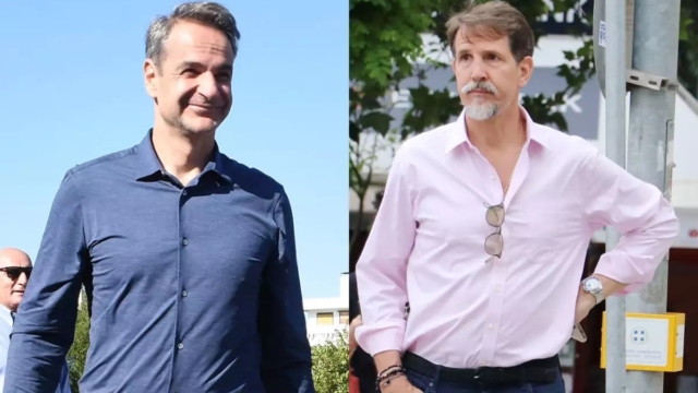 Κυριάκος Μητσοτάκης: Η «συνάντηση» με τον Παύλο στο κέντρο της Αθήνας – Έκλεψαν την παράσταση στο Κολωνάκι (video)