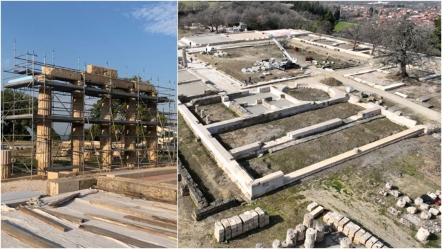 Ανοίγει αύριο (5/1) ο «Παρθενώνας της Μακεδονίας»: Η σημερινή όψη του ανακτόρου που στέφθηκε βασιλιάς ο Μέγας Αλέξανδρος (photos)