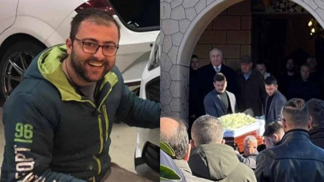 Έγκλημα στη Χαλκίδα: Οργή και θλίψη στην κηδεία του 43χρονου – Τραγική φιγούρα η σύζυγός του