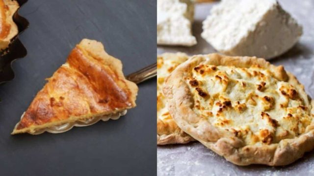 «Μοσχομύρισε» Κυκλάδες η κουζίνα: Ξεσκέπαστη τυρόπιτα με ζύμη πίτσας και μυζήθρα – Η νησιώτικη συνταγή