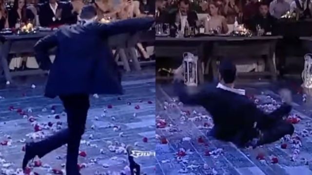 «Μάστορας» στο ζεϊμπέκικο: Δυο μέτρα λεβέντης σηκώθηκε να χορέψει και σείστηκε η πίστα (video)
