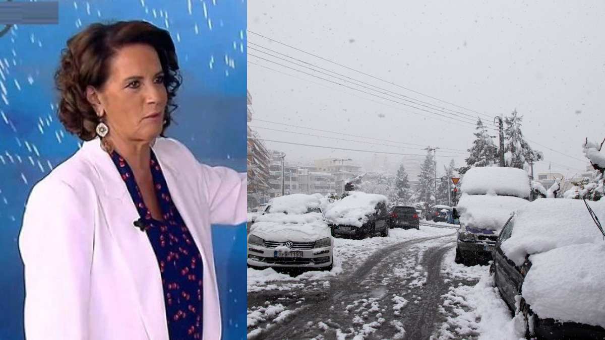«Τις επόμενες 72 ώρες…»: Χιονιάς, καταιγίδες και καμπανάκι κινδύνου από την Χριστίνα Σούζη