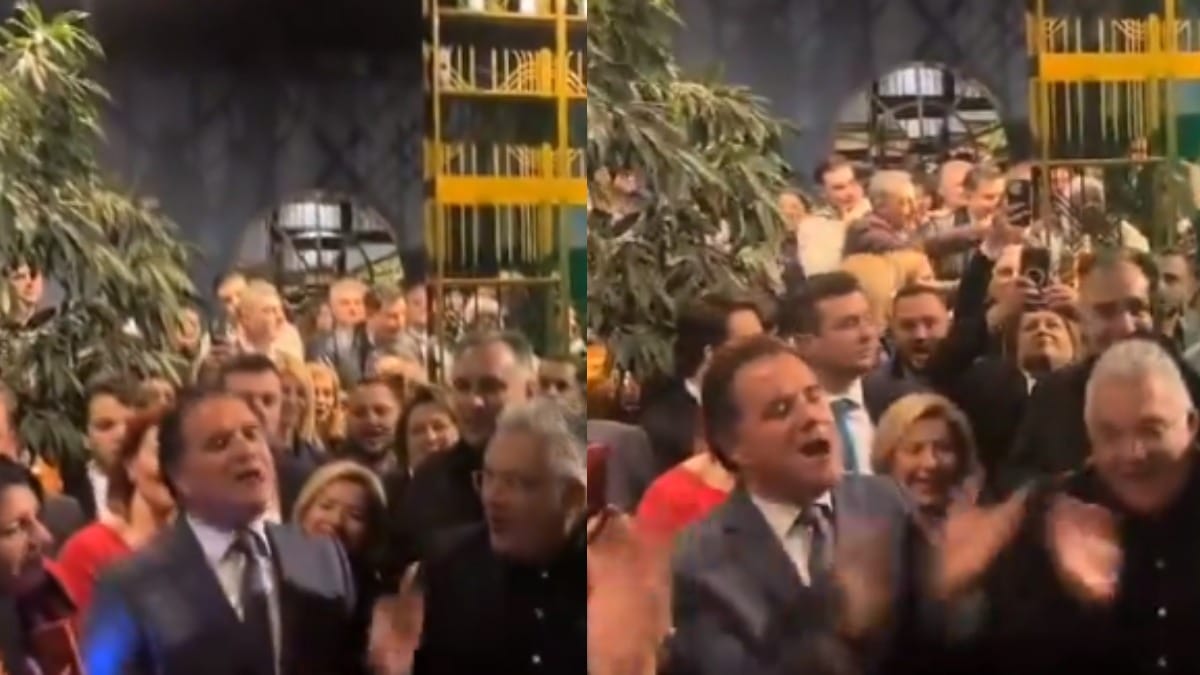 Viral ο Άδωνις Γεωργιάδης: «Και α και ου και ΔΑΠ-ΝΔΦΚ» – Τα παθιασμένα συνθήματα του υπουργού σε συγκέντρωση της ΟΝΝΕΔ (video)
