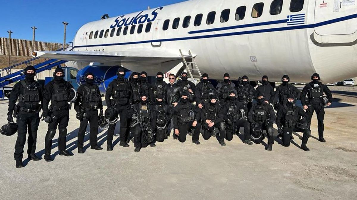 Το αεροπλάνο της ΕΚΑΜ που χρησιμοποιείται για ασκήσεις καταστολής αεροπειρατείας
