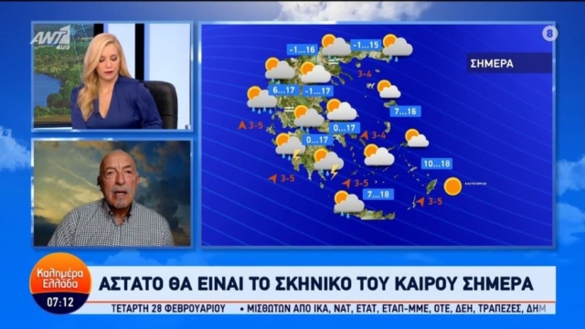 «Καμπάνα» Τάσου Αρνιακού: «Βροχές, καταιγίδες και χιόνια μέχρι το τέλος του Σαββατοκύριακου – Πιο δύσκολη μέρα…»