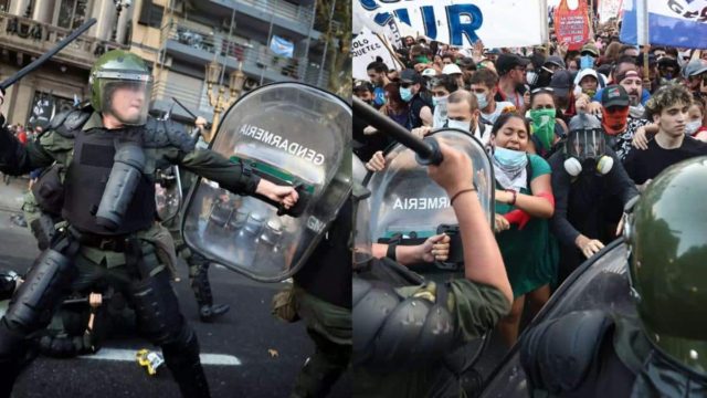Κόλαση του Δάντη στην Αργεντινή: – Σοβαρά επεισόδια στο  Μπουένος Αϊρες για τις οικονομικές μεταρρυθμίσεις της κυβέρνησης Μιλέι