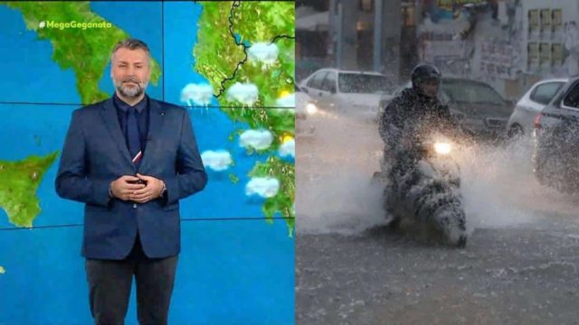 «Μαύρα σύννεφα» Γιάννη Καλλιάνου: «Γραμμή λαίλαπας σε σχηματισμό “ν” – Στην καρδιά της κακοκαιρίας η Αττική»