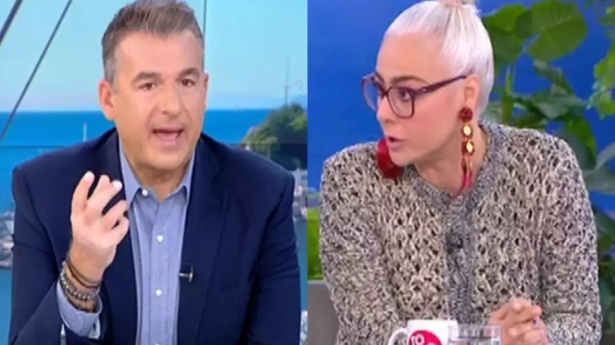 Έξαλλος ο Γιώργος Λιάγκας με Άρια Καλύβα: «Είσαι εδώ; Δουλεύεις σε άλλη εκπομπή καρδιά μου; Δεν έχω πρόωρο αλτσχάιμερ» (Video)
