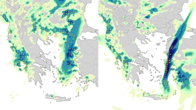 Στο «μάτι του κυκλώνα» το Αιγαίο! Η περιοχή που «εκτονώθηκαν» οι καταιγίδες και γλύτωσε η Αττική – Νέα κακοκαιρία προ των πυλών!