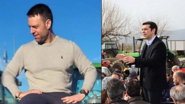 ΣΥΡΙΖΑ: Κάν’ το όπως ο Τσίπρας – Ο Στέφανος Κασσελάκης ανέβηκε σε τρακτέρ σε μπλόκο αγροτών (video)