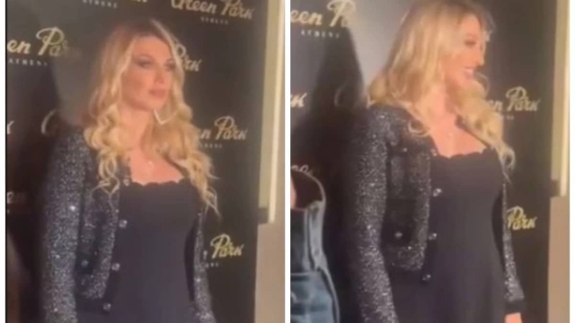 Δεν το κρύβει πια: Η πρώτη εμφάνιση της Κωνσταντίνας Σπυροπούλου με φουσκωμένη κοιλίτσα (video)