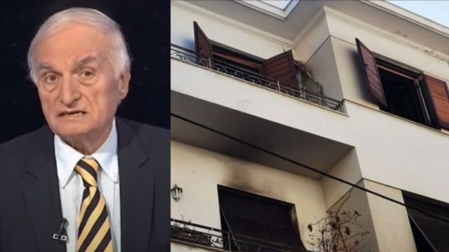Μανώλης Μαυρομμάτης: Αυτό είναι το σπίτι του στο Κολωνάκι που ξέσπασε πυρκαγιά – Διασωληνωμένος μαζί με τη σύζυγό του (video)