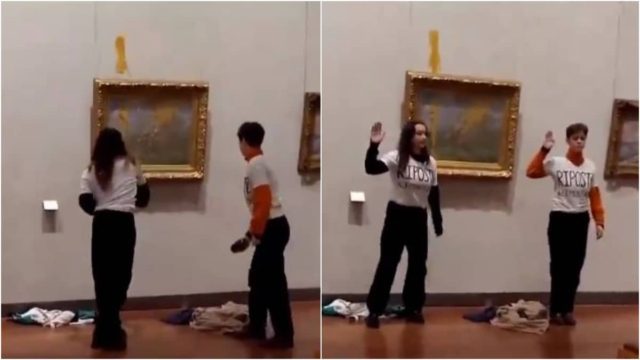 Ακτιβίστριες βανδάλισαν τη Μόνα Λίζα και πέταξαν σούπα στην «Άνοιξη» του Μανέ επειδή «οι μελλοντικοί καλλιτέχνες δε θα έχουν τίποτα να ζωγραφίσουν σε έναν κατεστραμένο πλανήτη»