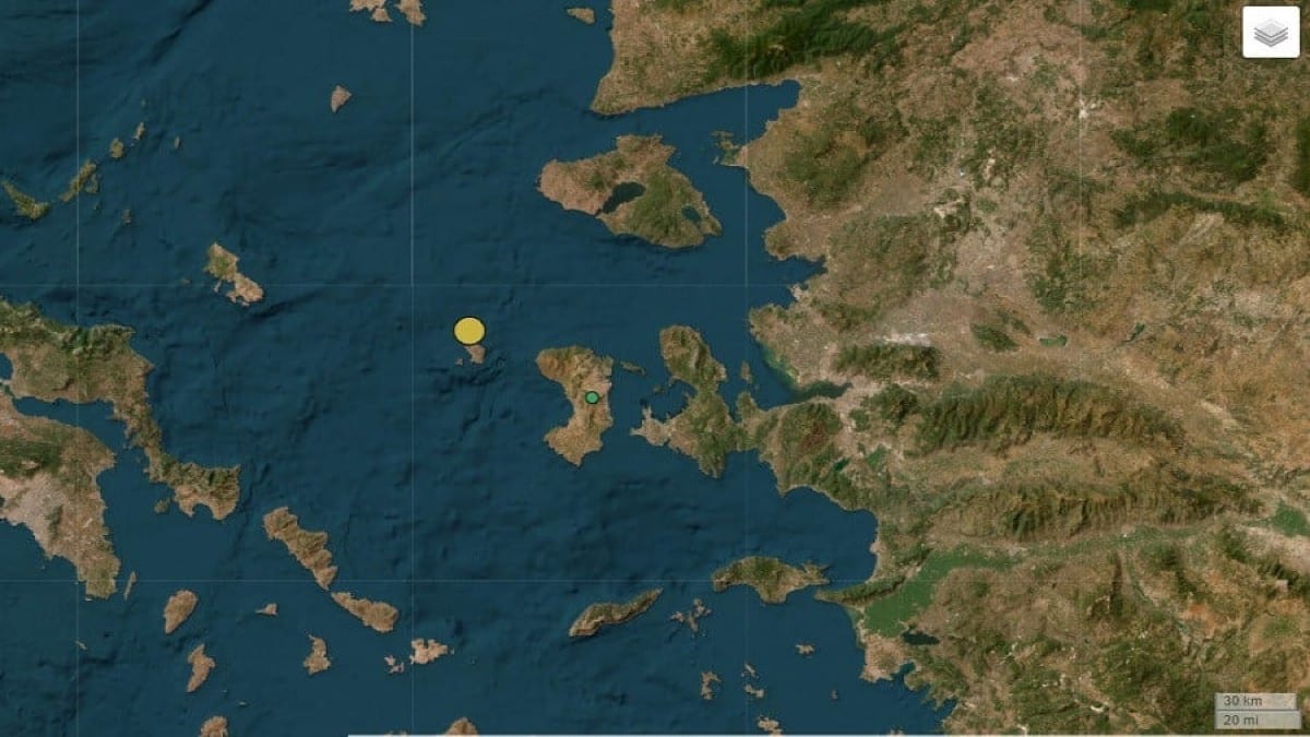 Μεταμεσονύκτιο ταρακούνημα στα Ψαρά: Χτυπήθηκαν από σεισμό 4,2 βαθμών της κλίμακας Ρίχτερ