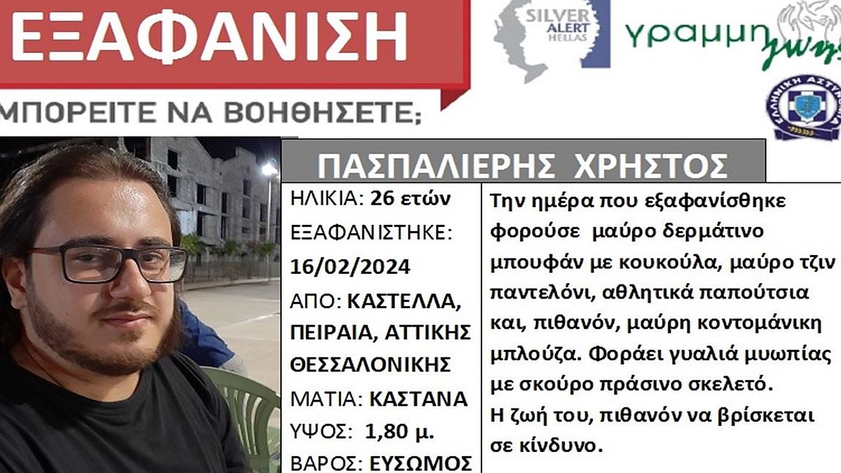 Τραγωδία στο Μικρολίμανο: Βρέθηκε νεκρός ο 26χρονος που αγνοούνταν