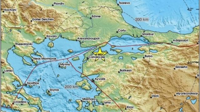 Τουρκία: Σεισμός 4,6 βαθμών της κλίμακας Ρίχτερ στα Δαρδανέλια – Μεγάλη αναστάτωση στους κατοίκους