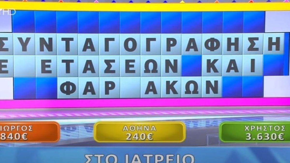 Απίστευτη γκάφα στον Τροχό της Τύχης: Δεν πίστευε στα αυτιά του ο Πέτρος Πολυχρονίδης με το ποια λέξη δεν βρήκε ο παίκτης (video)