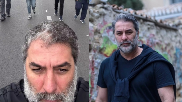 Στην πρώτη γραμμή ο Βασίλης Μπισμπίκης – Ηχηρό παρών στην πορεία για τα Τέμπη (photos)