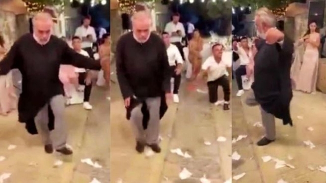 Οι καλεσμένοι τον χειροκροτούν πεσμένοι στα γόνατα: Το ζεϊμπέκικο μερακλή ιερέα «γκρέμισε» το γαμήλιο γλέντι
