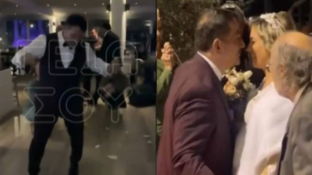 «Έτριξαν» τα πατώματα με τον Πύρρο Δήμα: Χόρεψε λεβέντικα στον γάμο του το πιο βαρύ ζεϊμπέκικο και αποθεώθηκε (video)