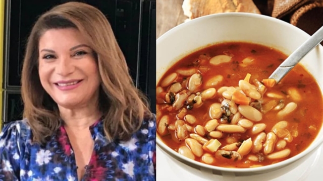 Χυλωμένη φασολάδα: «Χρυσή» συνταγή για το εθνικό μας φαγητό από την Αργυρώ Μπαρμπαρίγου