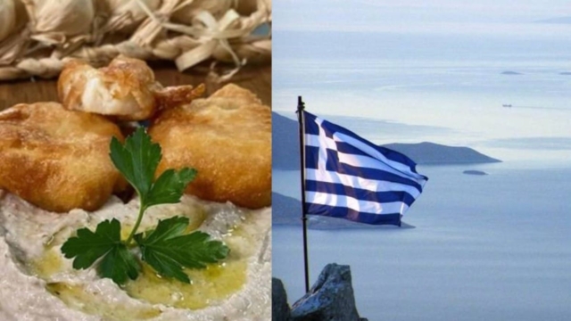 Παραδοσιακός μπακαλιάρος σκορδαλιά